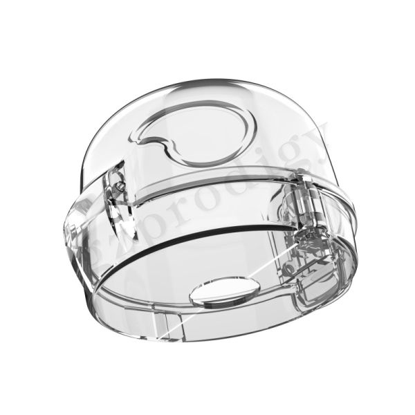 Transparent Plastic Oven Knob Covers , Multipurpose Gas Knob Covers