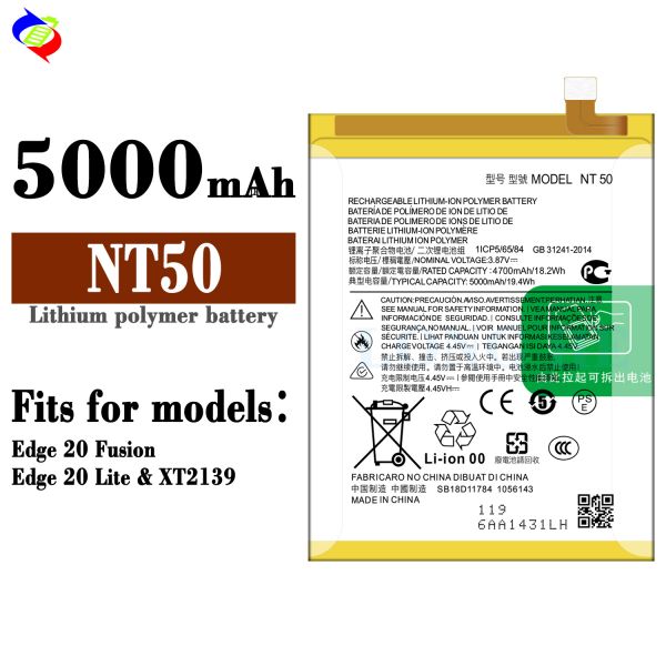 Motorola Edge 20 Lite XT2139-1 Mobile Phone Battery NT50 with Years of Experience