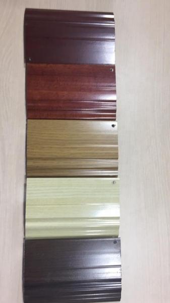 Customized Wood Grain Aluminum Extrusion Smooth Floor Skirting Board