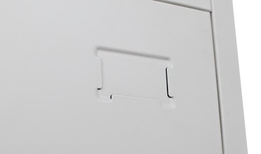 Tambour Unit Office Metal File Cabinet With Planter Box On Top Commercial Use