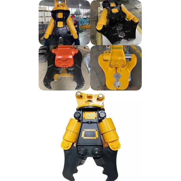 Double Cylinder Excavator Shear Metal Scrap Concrete Building Demolition Attachment