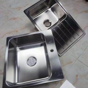 China 304 Stainless Steel Single Bowl Kitchen Sink Undermount Top Mount on sale