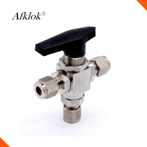 China Forged Stainless Steel High Pressure 3 Way Gas Control Ball Valve on sale