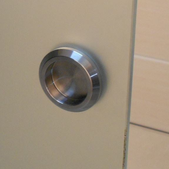 Hotel Sliding Tempered Glass Door Hanging Glass Barn Door