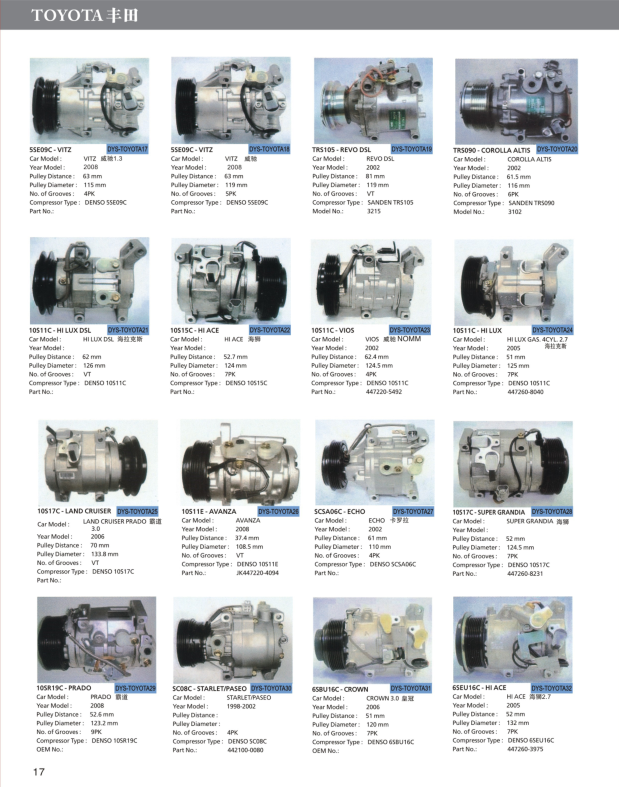 38810RZVG02 Honda Crv Ac Compressor 38810-RZV-G02 For Honda CRV RE2 RE1 2008 7PK