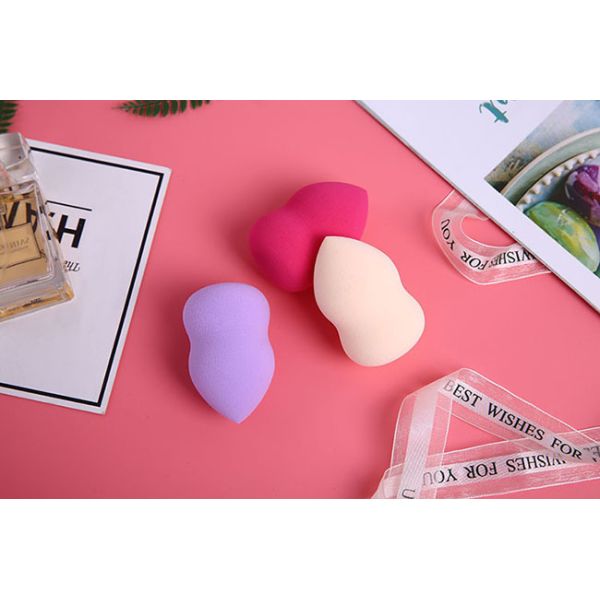 Facial Puff Cosmetic Blending Sponge , Jelly Makeup Sponge Flexible Anti Microbial
