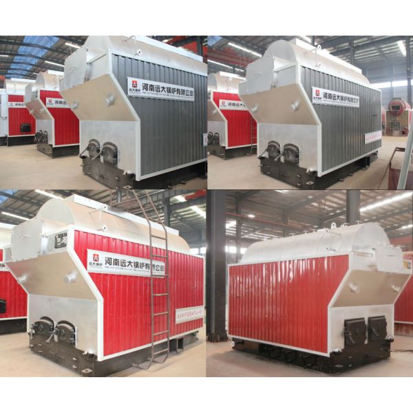 Hand Operate Wood Coal Boiler 1.0 Mpa Rated Working Pressure ISO9001 Certification