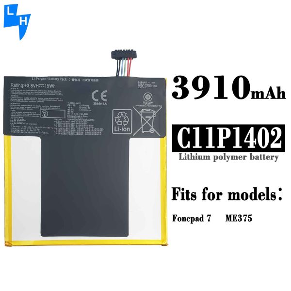 100% Mobile Phone Battery C11P1402 for Asus Fonepad 7 Double IC Protection Guaranteed