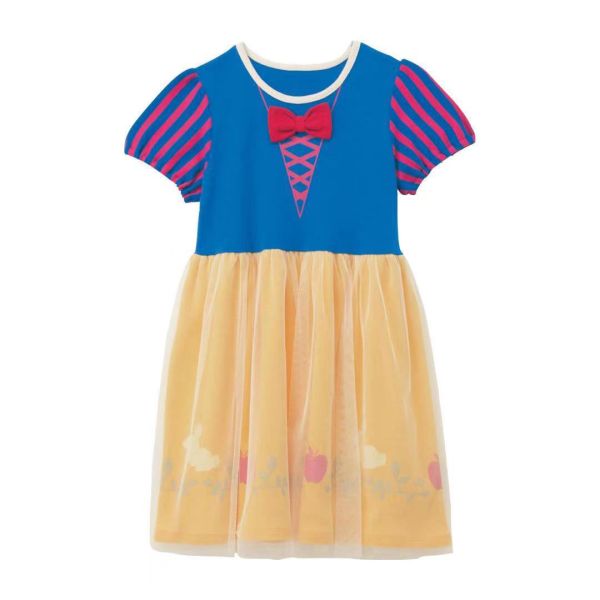 Summer Children'S Clothing New Snow White Dresses Baby Girl Cotton Princess Dress
