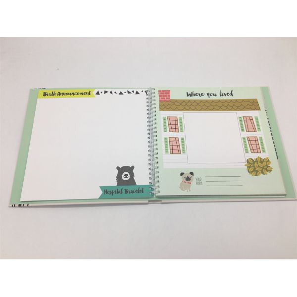 Baby'S First Year Record Scrapbook Photo Album For Baby Memory Collection