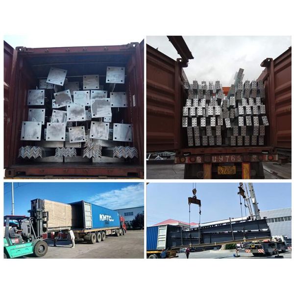 Fire Proof Light Steel Frame Prefabricated Steel Structure Building Grey Color