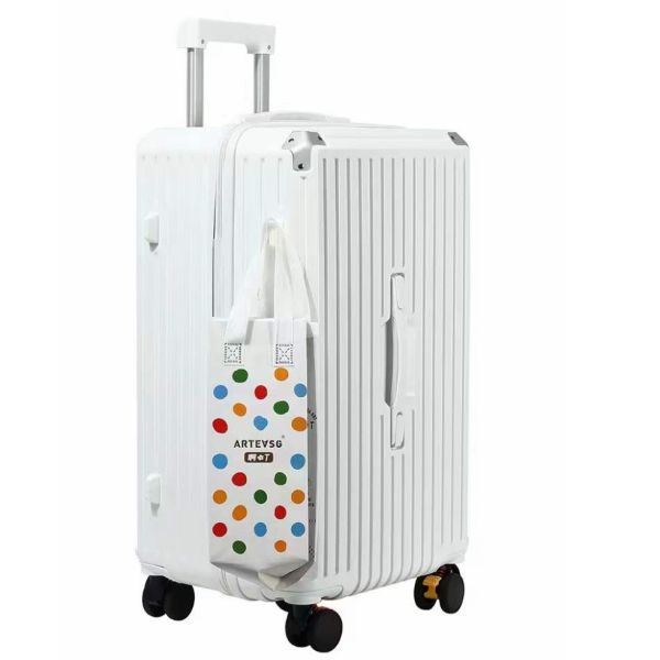 New Design Factory Wholesale Large Capacity Suitcase Carry On Luggage PC ABS Hard Shell Spinner Wheels Combination Lock