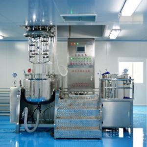 China SUS316L Shave Cream Mixer Machine 300 Liter Vacuum Emulsification Disperser on sale