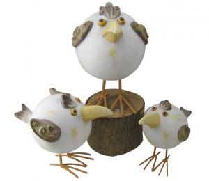 Cheap Handcrafted Garden Sculptures And Ornaments , Chicken Garden Ornaments wholesale