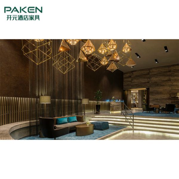 Luxury 5 Star Modern Hotel Lobby Furniture Dining Area Part Furniture