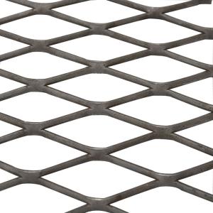 China 4ftX8ft Flatten Low Carbon Steel Expanded Wire Mesh Diamond Shape on sale