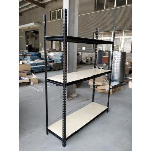China Light Duty Rivet Rack Shelving , Steel Material Boltless Warehouse Shelving on sale