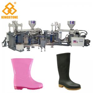 China Three Color Full Plastic Rain Boot Making Machine For PVC / TPR Raw Material on sale