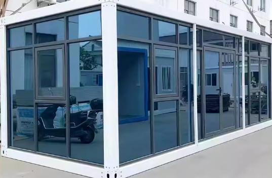 Detachable Office Mobile Flat Pack House With Modern Design Recyclable Materials