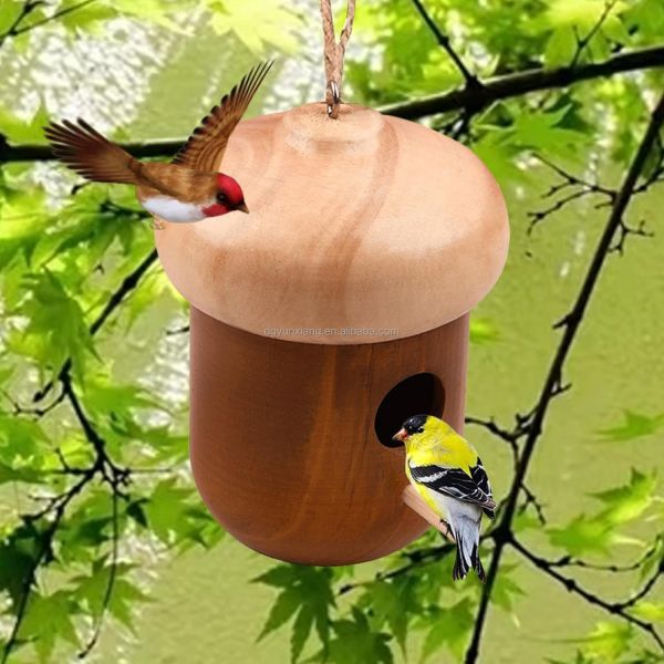 Wooden Garden Tool - Bee House Stylish and Functional for Gardens Premium Wooden Bee Shelter