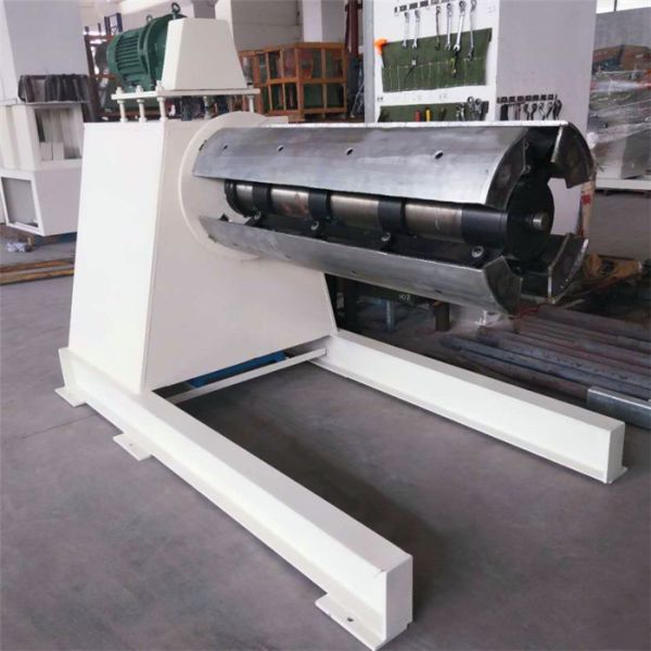 Small Pipe Bending Machine Holding Capacity Hydraulic Decoiler / Uncoiler