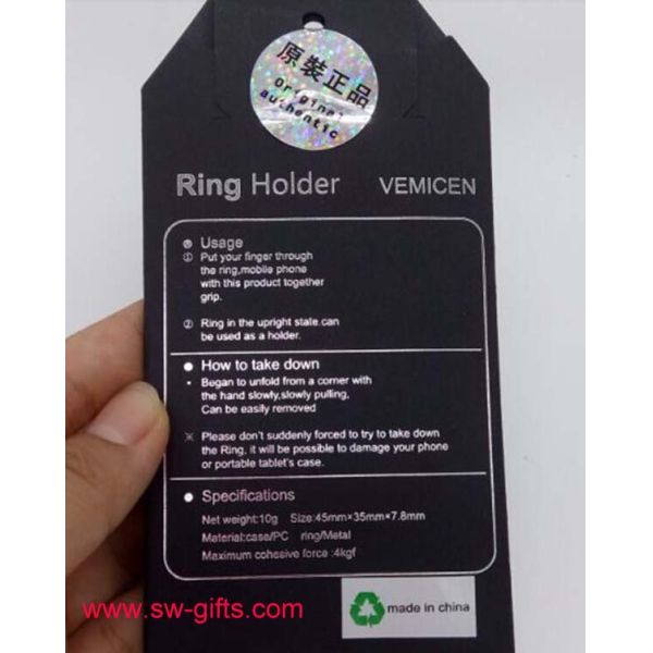 Luxury Crystals Diamond Finger Ring Holder Grip Your Mobile Phone Hand Holder Stand