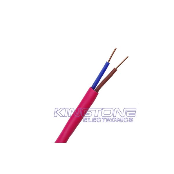 Low Smoke PVC Jacket Fire Resistance Cable Unshielded 4 Core 0.75mm2 FRLS Level