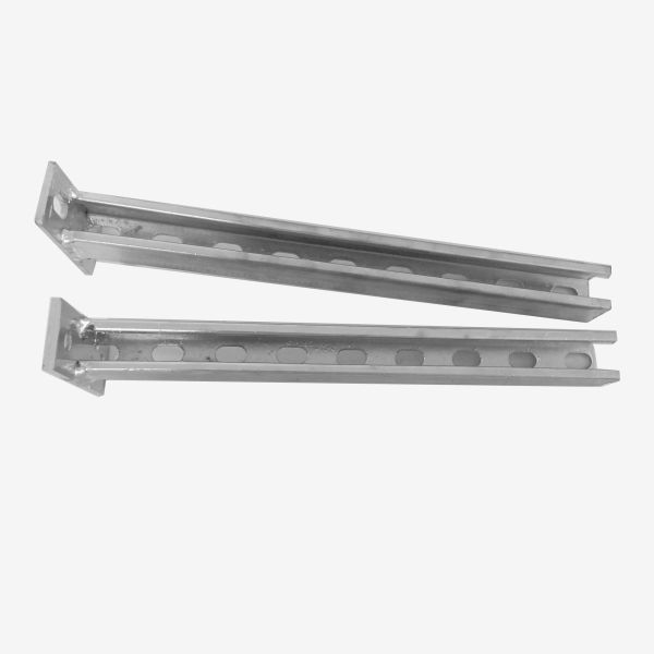 ASME ASTM Pregalvanized Unistrut Steel Plate Brackets 0.1mm Strut Cantilever Bracket