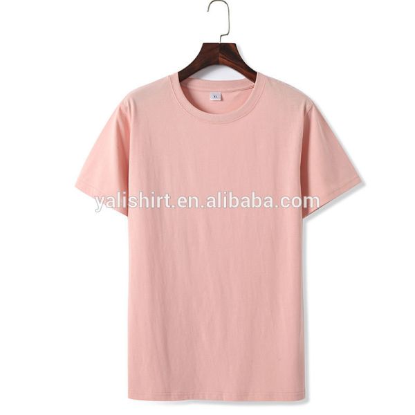 Short Sleeve Cotton Blank Premium Flat Hem Basic T-Shirts Wholesale