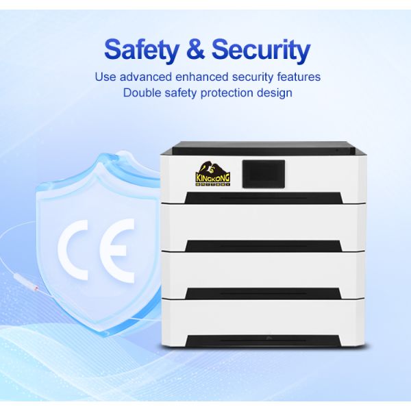 Growatt 51.2v 10kwh 20kwh 30kwh 50kwh Lifepo4 Lithium Ion Home Solar System Stackable