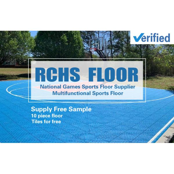 Modular PP Interlocking Sports Tiles 340x340mm Anti-Slip Multi-Surface