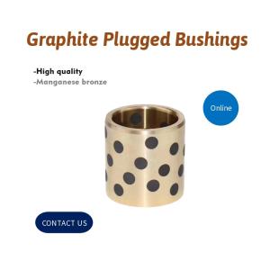 Manganese Bronze Bushing Packaging Machinery Graphite Plugged Bushings