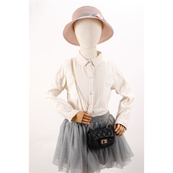 12cm Crossbody Kids Children PU Leather Shoulder Bags For Girls