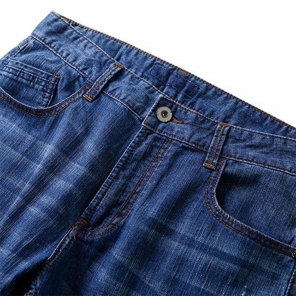 Factory Label Summer Casual Loose Fit Denim Shorts Mens Denim Jeans