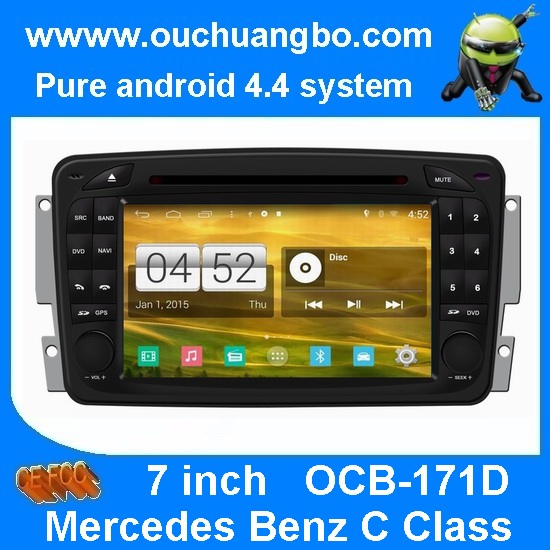 Ouchuangbo android 4.4 car stereo dvd gps navigaton Mercedes W203 support BT Aux 3G WIFI