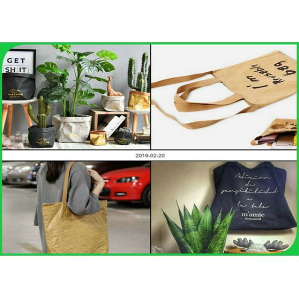 Popular Washable Craft Paper / Natural Kraft Paper Roll For Making Handbags