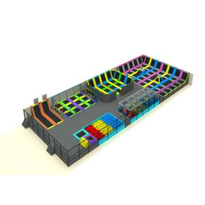 Cheap Residential Open Area Kids Trampoline Park Environmental Protection KP161213-C wholesale