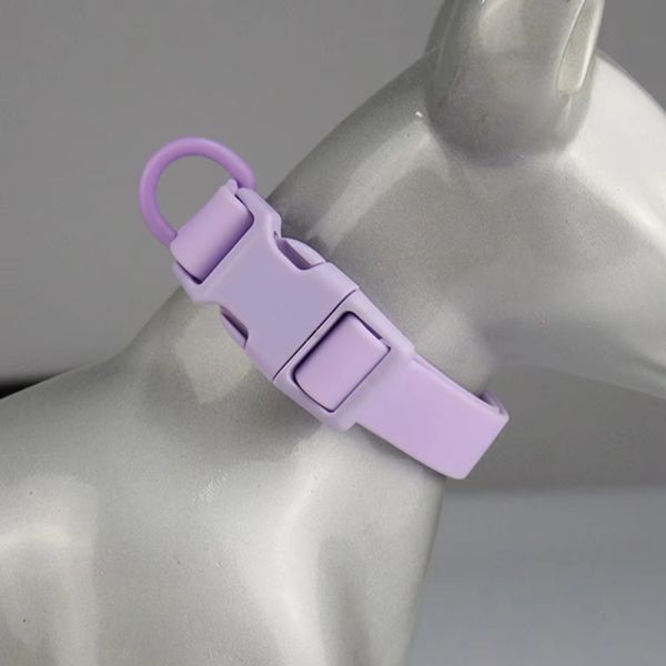 Custom Logo Pet Collar PVC Dog Collar And Leash Set Waterproof