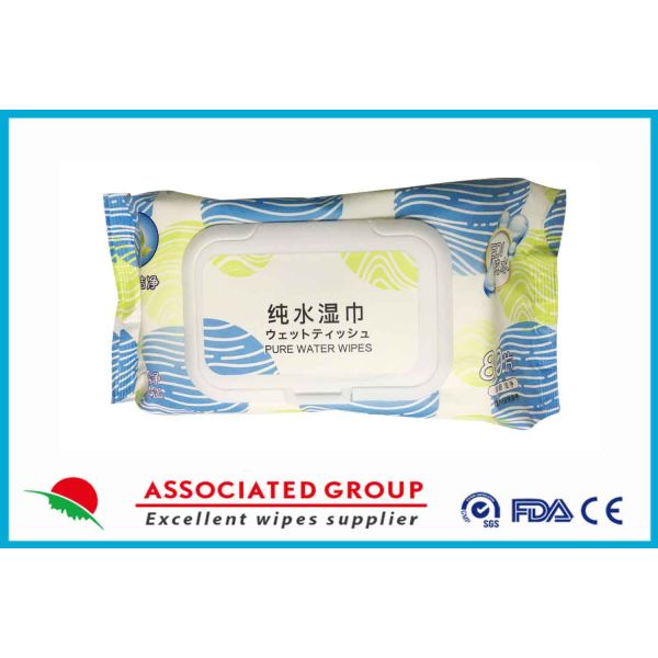 EDI Pure Water Wet Wipes Weakly Acid High Quality Non Woven Fabric