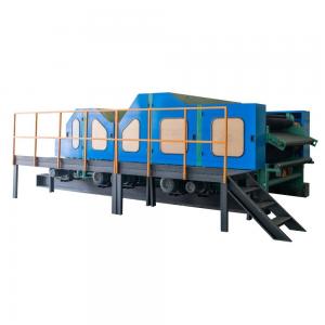Cheap Industrial Wool Nonwoven Carding Machine 400kg / H For Wool Felt Double Doffer wholesale