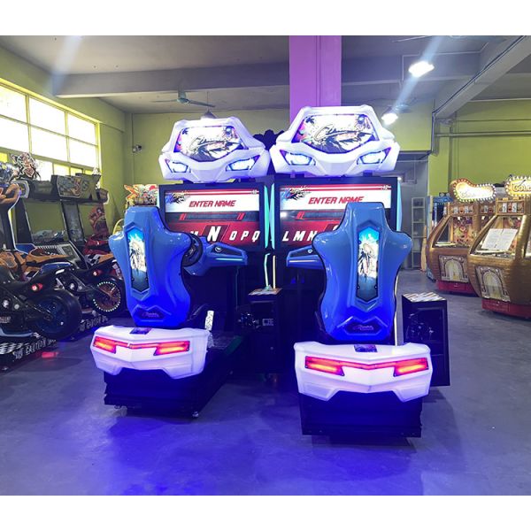 42" LCD Dynamic Seat Racing Game Machine Steering Wheel Cruisin Arcade Machine