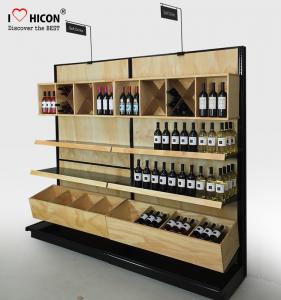 China Commercial Wine Display Racks And Liquor Shelving For Wine Stores / Shops on sale