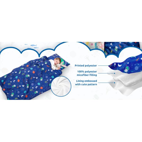 Toddler Skin Friendly Nursery Nap Mat Cotton Nap Mats For Preschool