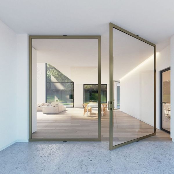 Quality Heat Insulation Aluminum Hinged Door Waterproof Hostel Apartment for sale