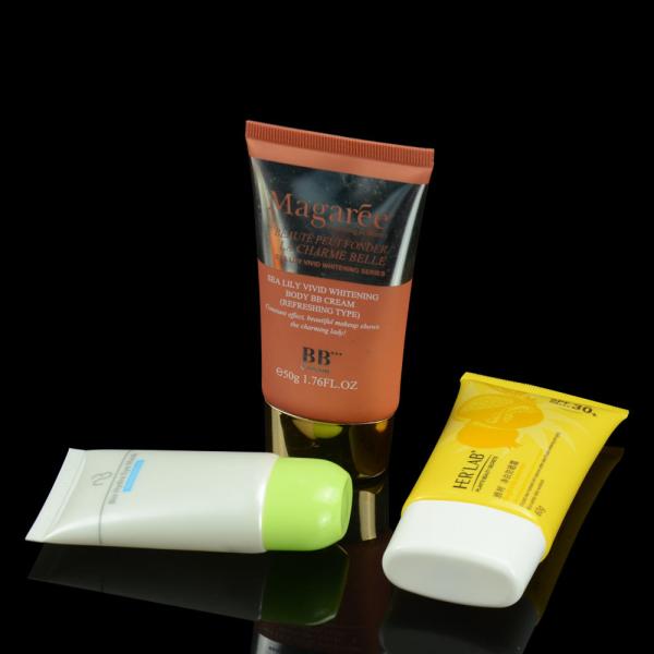 Quality Custom Cosmetic Tube Packaging Hand Lotion Flat Oval Tube for sale