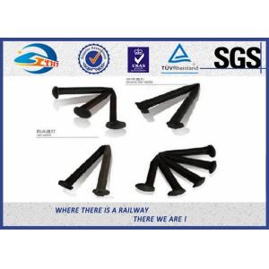 Railroad Track Spikes Railway Sleeper Screw With AREMA Standard