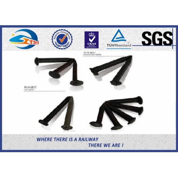 Railroad Track Spikes Railway Sleeper Screw With AREMA Standard