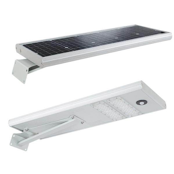 Intelligent 60 Watt Led Solar Street Light 100lm/W Solar Battery Street Light