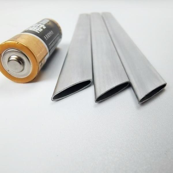 1.5mm Wall Thicknes Flat Aluminum Tube For Warm Air Blower And Packaged AC