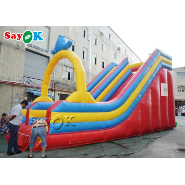 Inflatable Bounce House With Slide Large Inflatable Slide Backyard Kids Commercial Playground Inflatable Water Slide